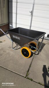 Kruiwagen met antilek banden